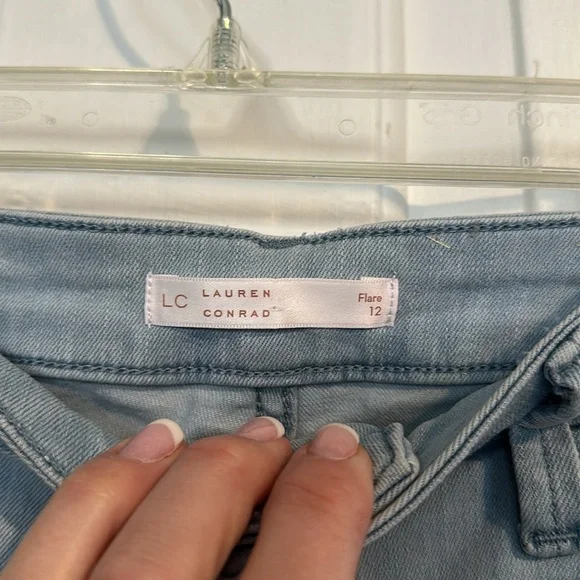 LC Lauren Conrad Flare Jeans size 12 - Picture 4 of 4